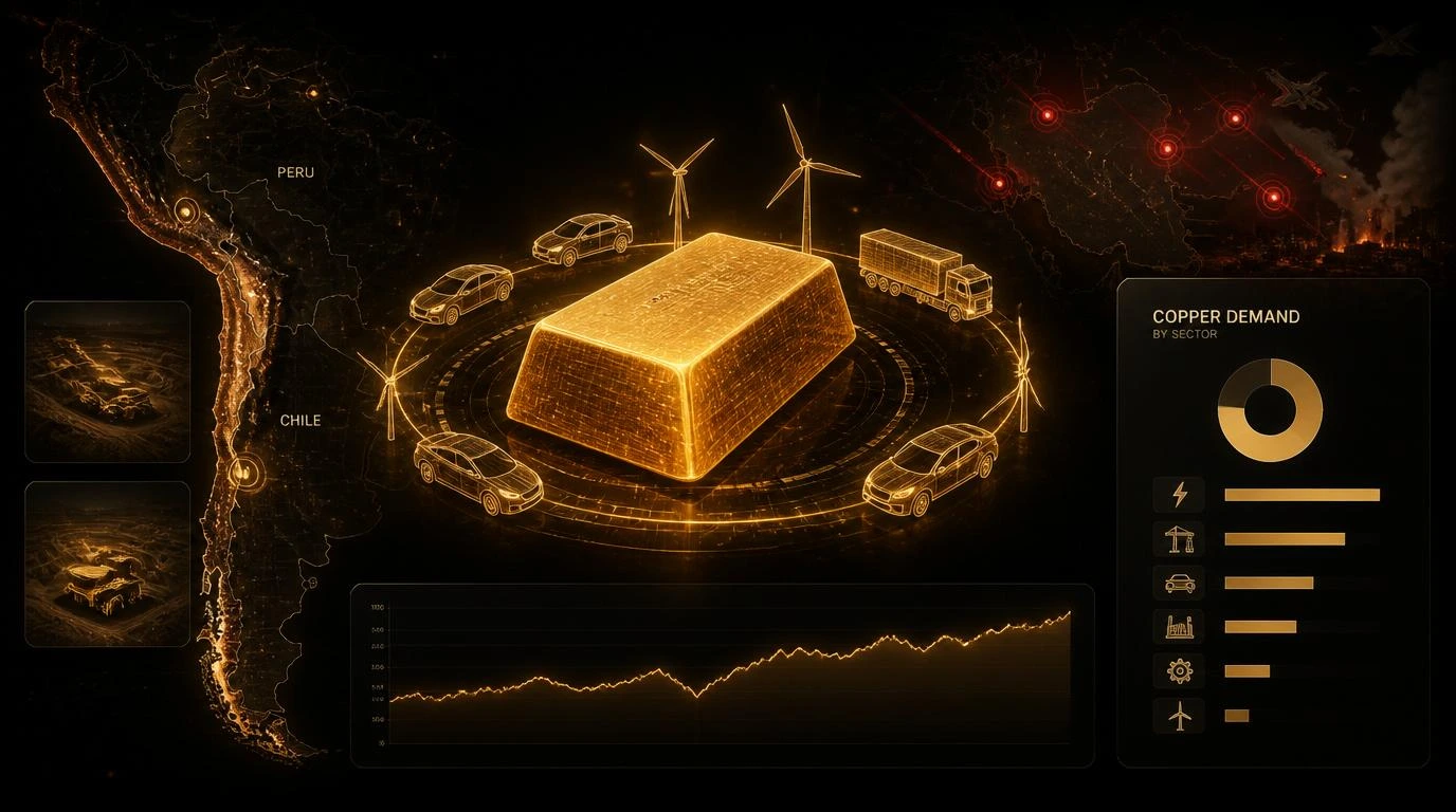Cuivre resiste guerre Iran transition energetique mines 2026